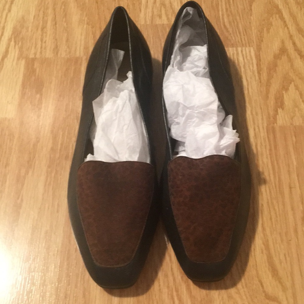 Enzo Flat Slip On Leather Loafers 7